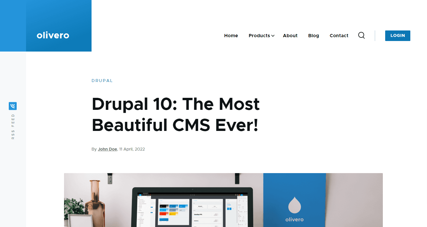 Das neue Olivero Theme