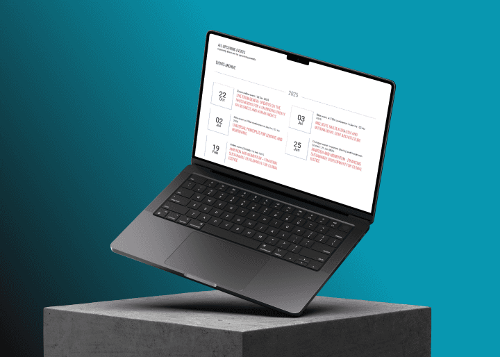 GPF Website auf Laptop